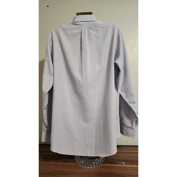 Brooks Brothers 1818 Regent LS Blue & Orange Button-up Shirt Supima Cotton 17-36 - Picture 6 of 6